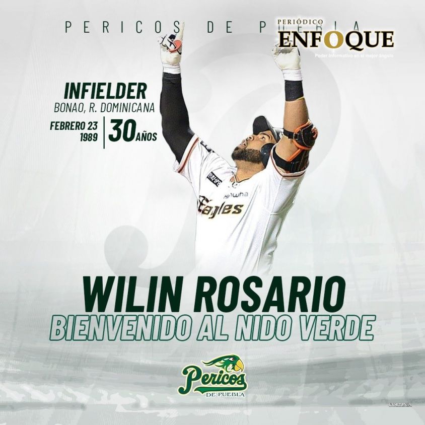 Pericos de Puebla contrata a Wilin Rosario, exestrella de Grandes Ligas 