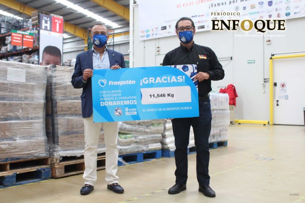 El Franjatón logró recolectar más de 11 toneladas de alimento 