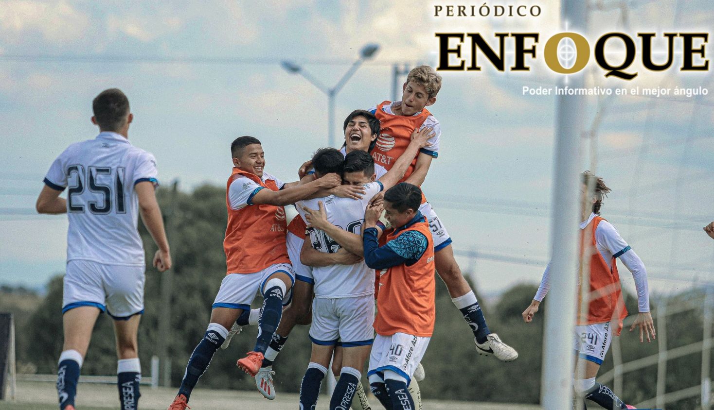 El Puebla sub 17 golea al Atlético de San Luis.