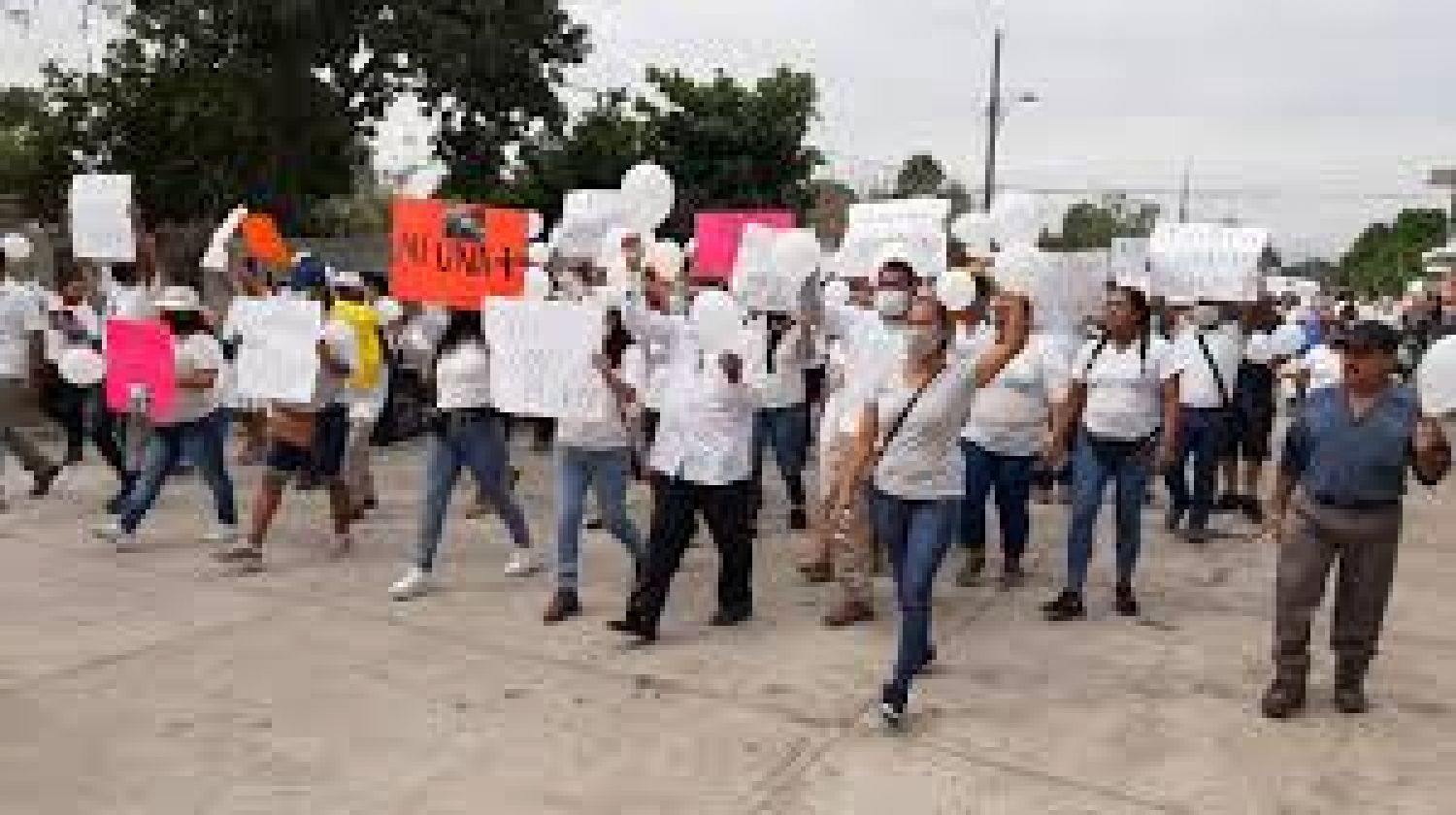 Marchan para exigir justicia por alcaldesa asesinada en Jamapa, Veracruz
