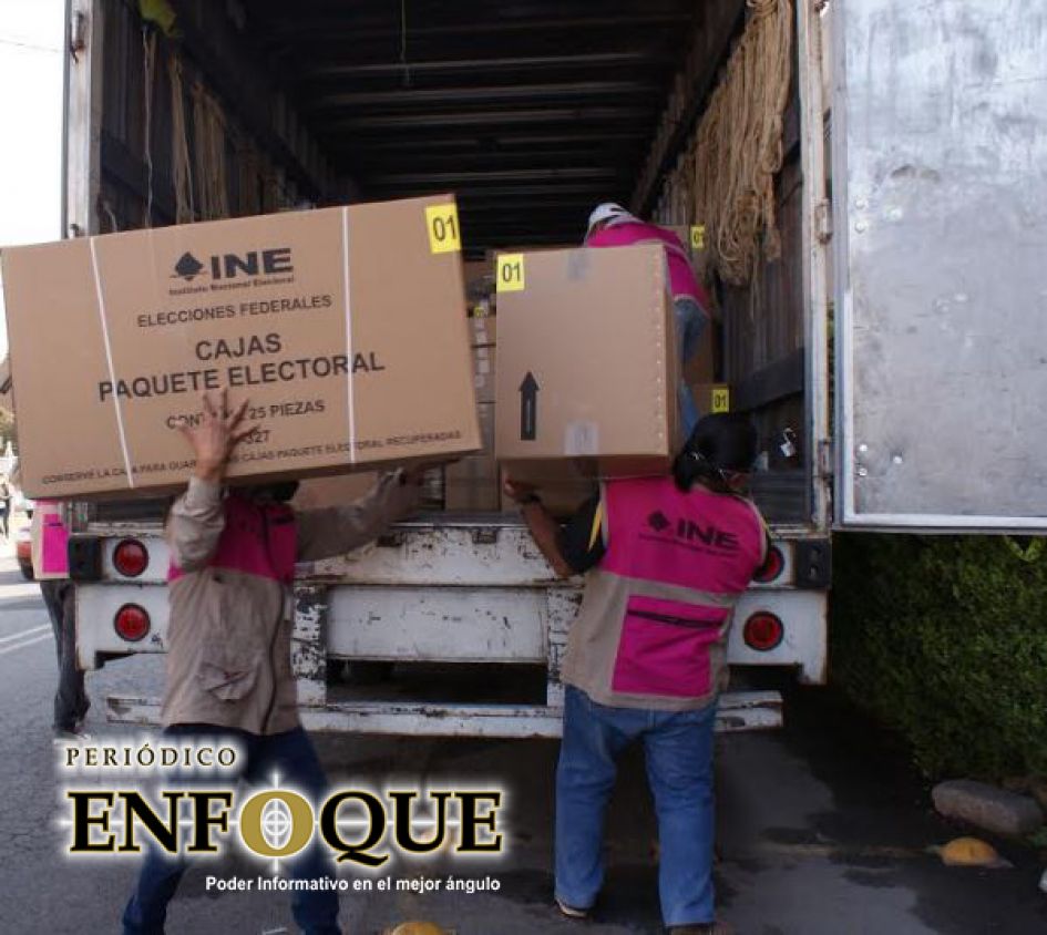 INE Tlaxcala se prepara con más de 78 mil piezas de material electoral.
