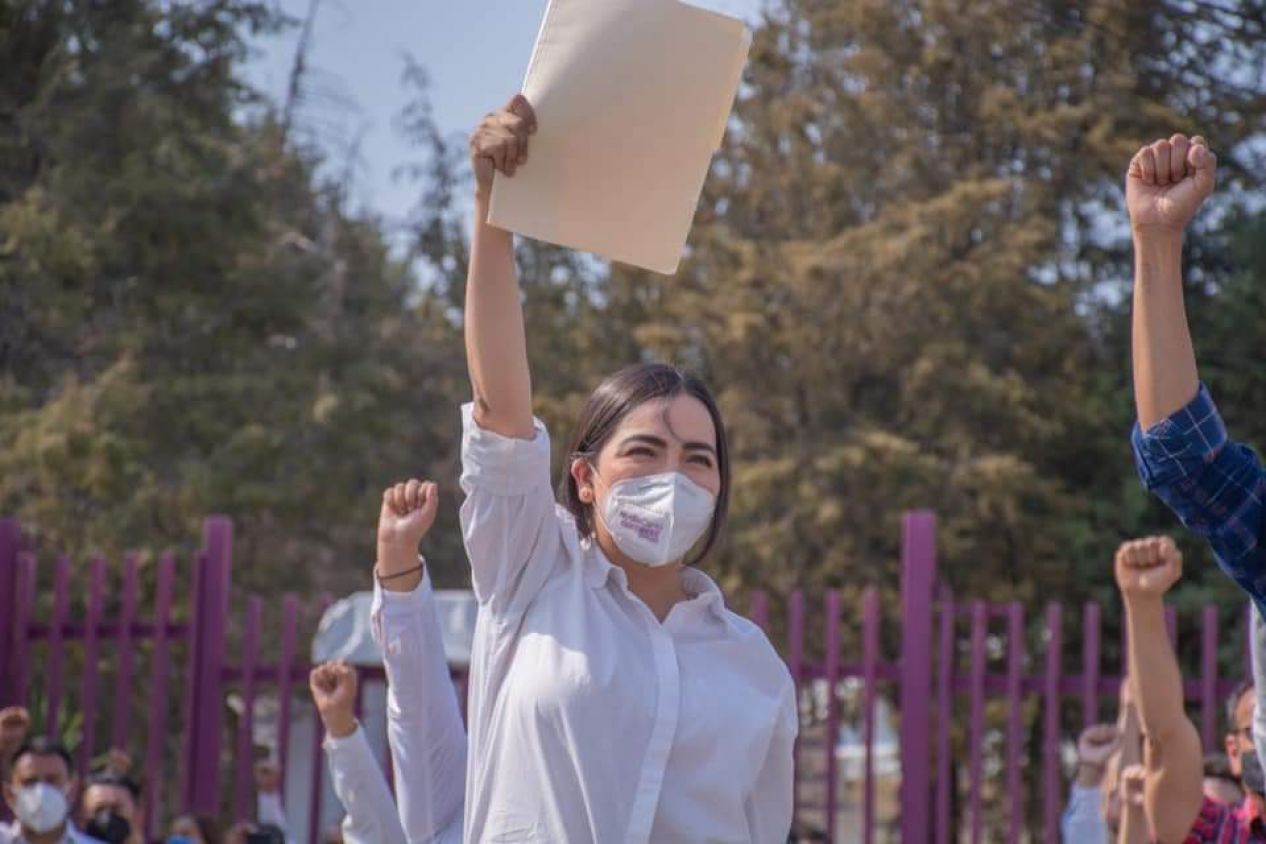 Nydia Cano culmina su registro para buscar alcaldía de Tlaxcala por la vía independiente