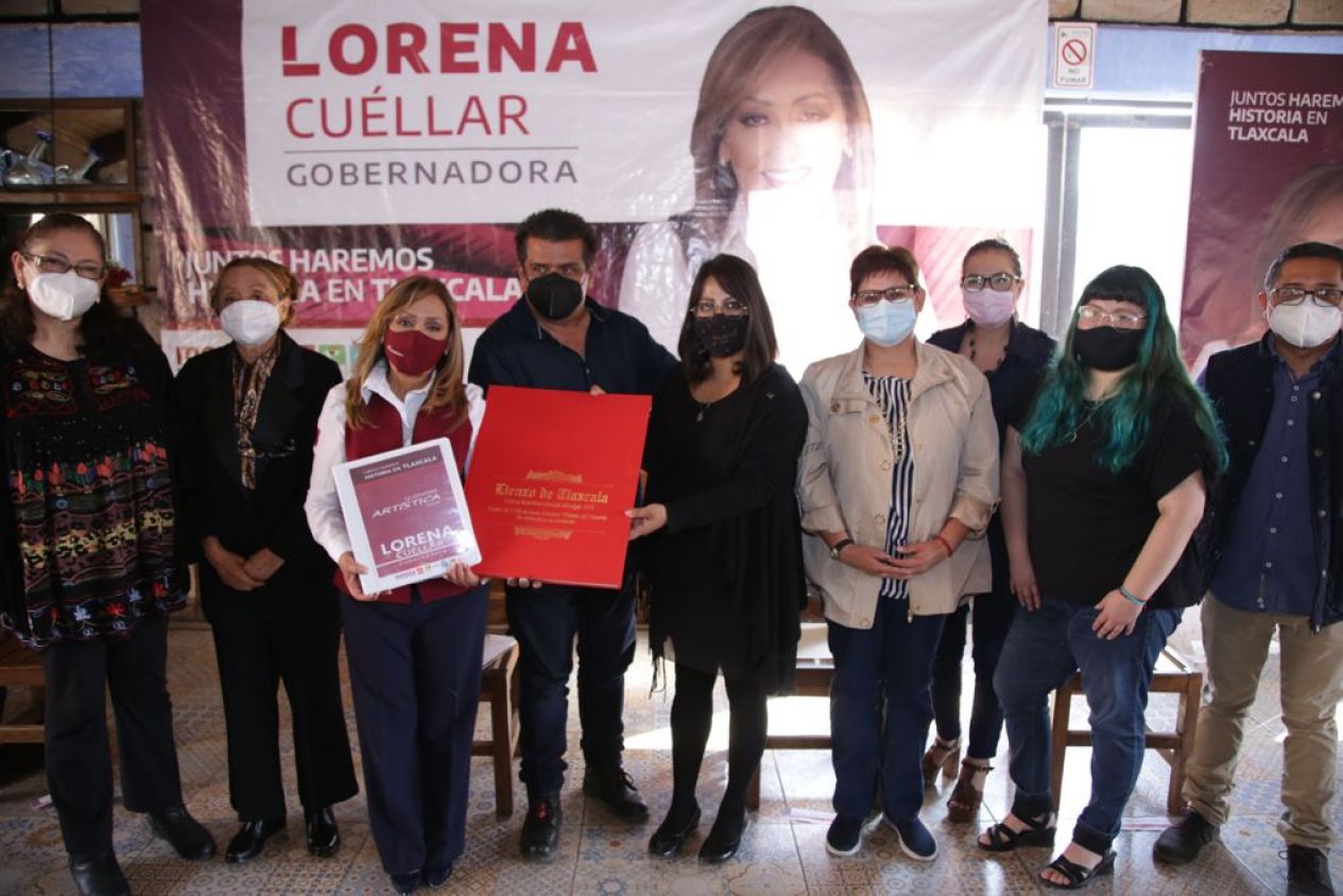 Creadores y artistas serán base de proyecto cultural fuerte en Tlaxcala: LCC 