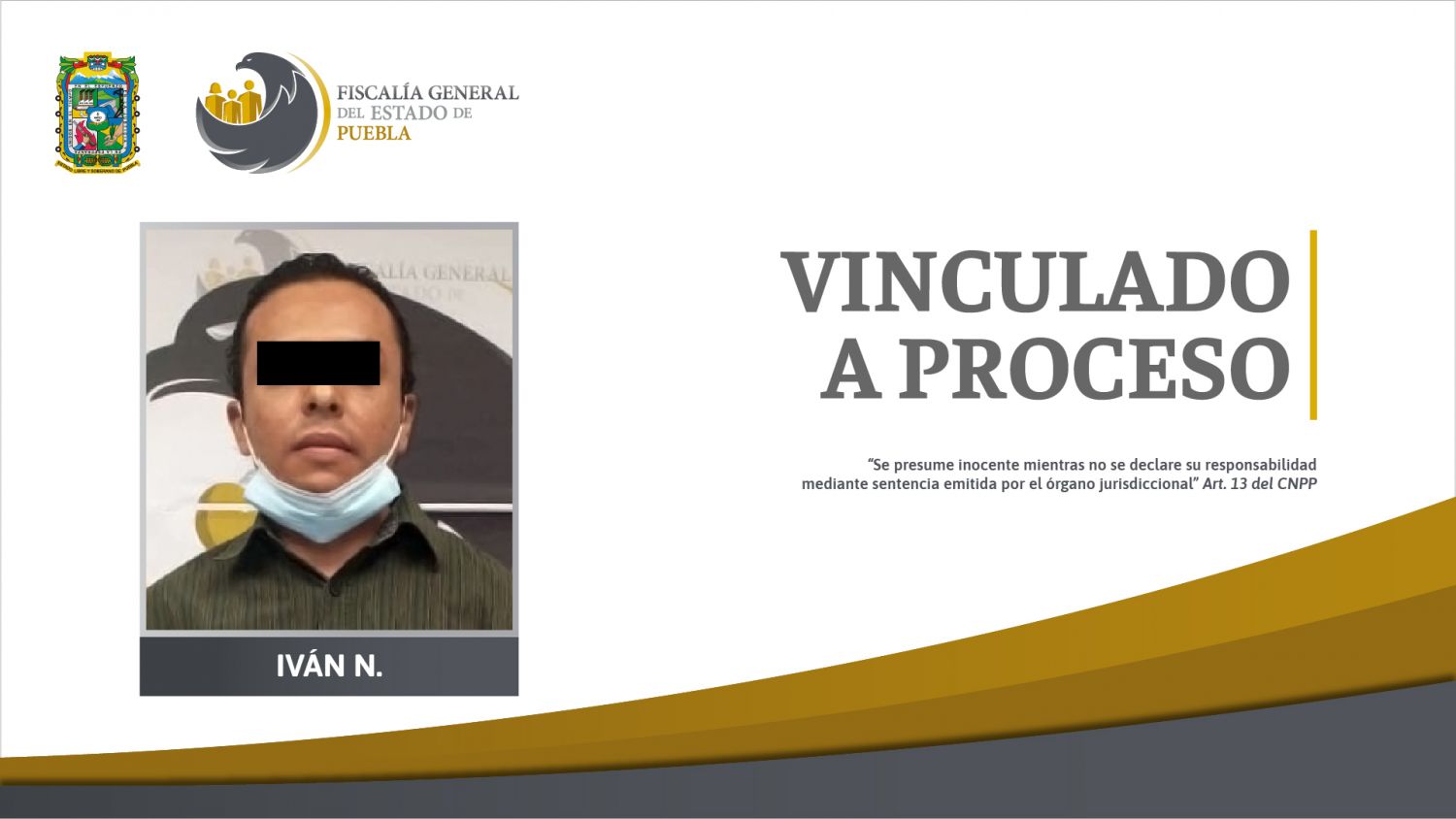 Iván N. vinculado a proceso por matara a su compadre en Periférico Ecológico