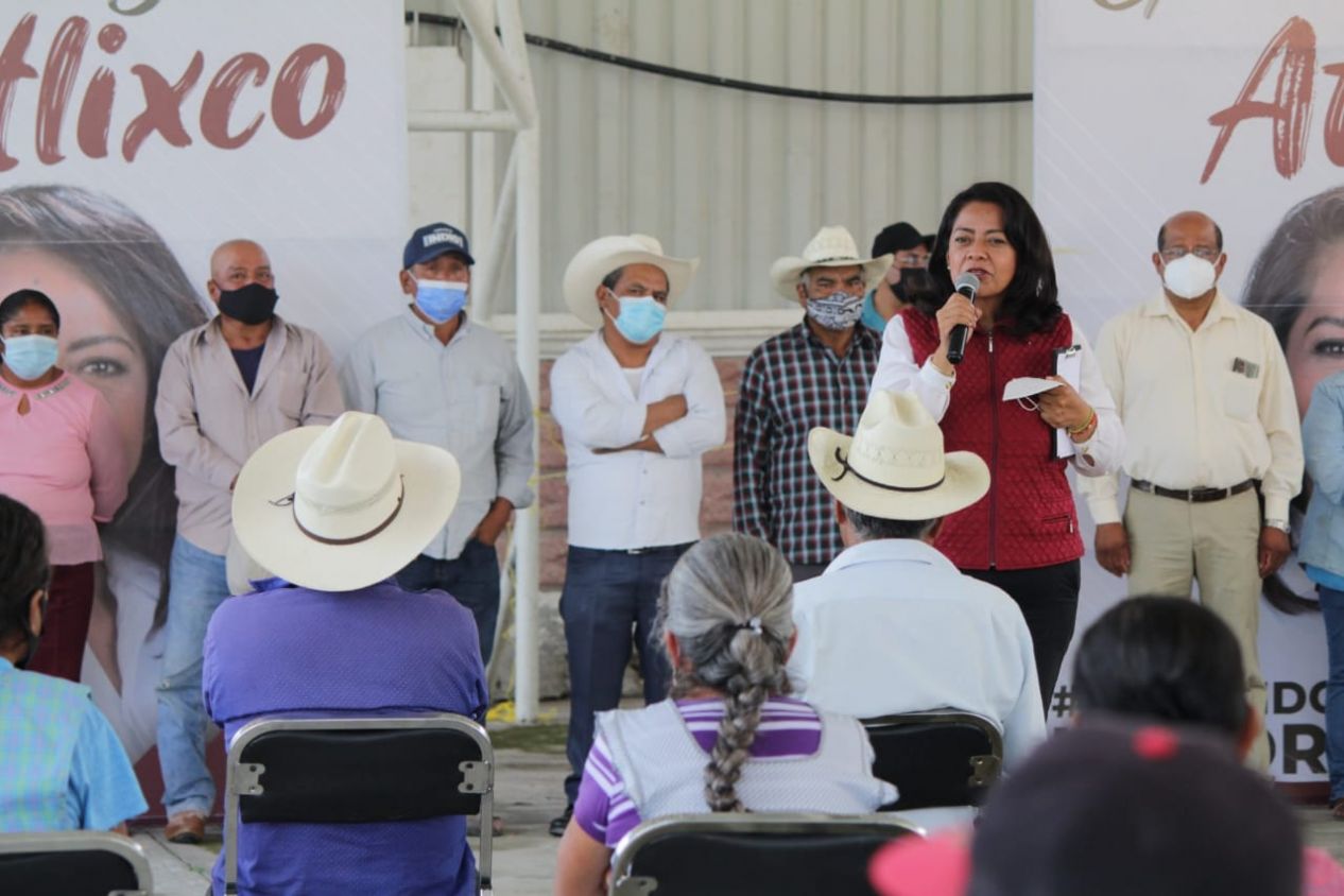 "Toca construir y cumplir", Ariadna Ayala garantiza atender a municipios y comunidades de Atlixco