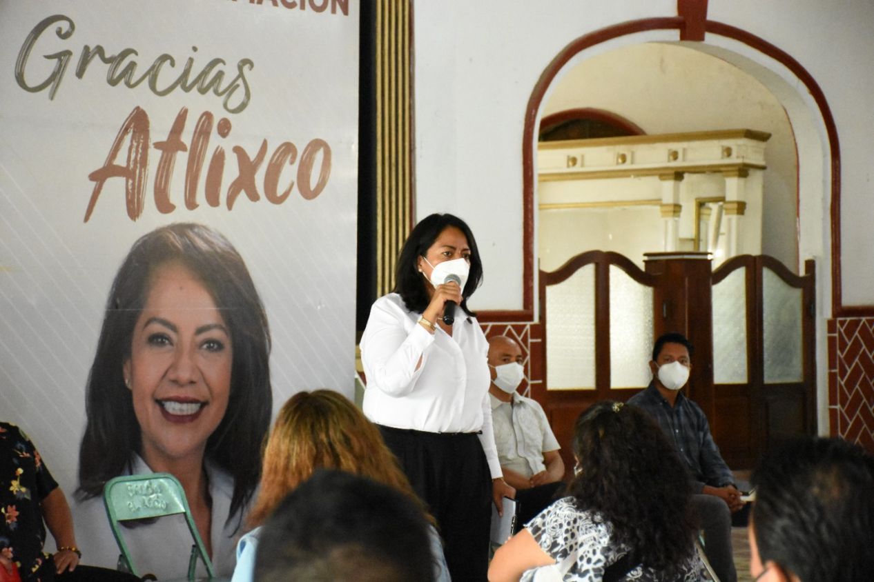 Ariadna Ayala confía en la seguridad y el turismo, como las directrices para impulsar el desarrollo de Atlixco