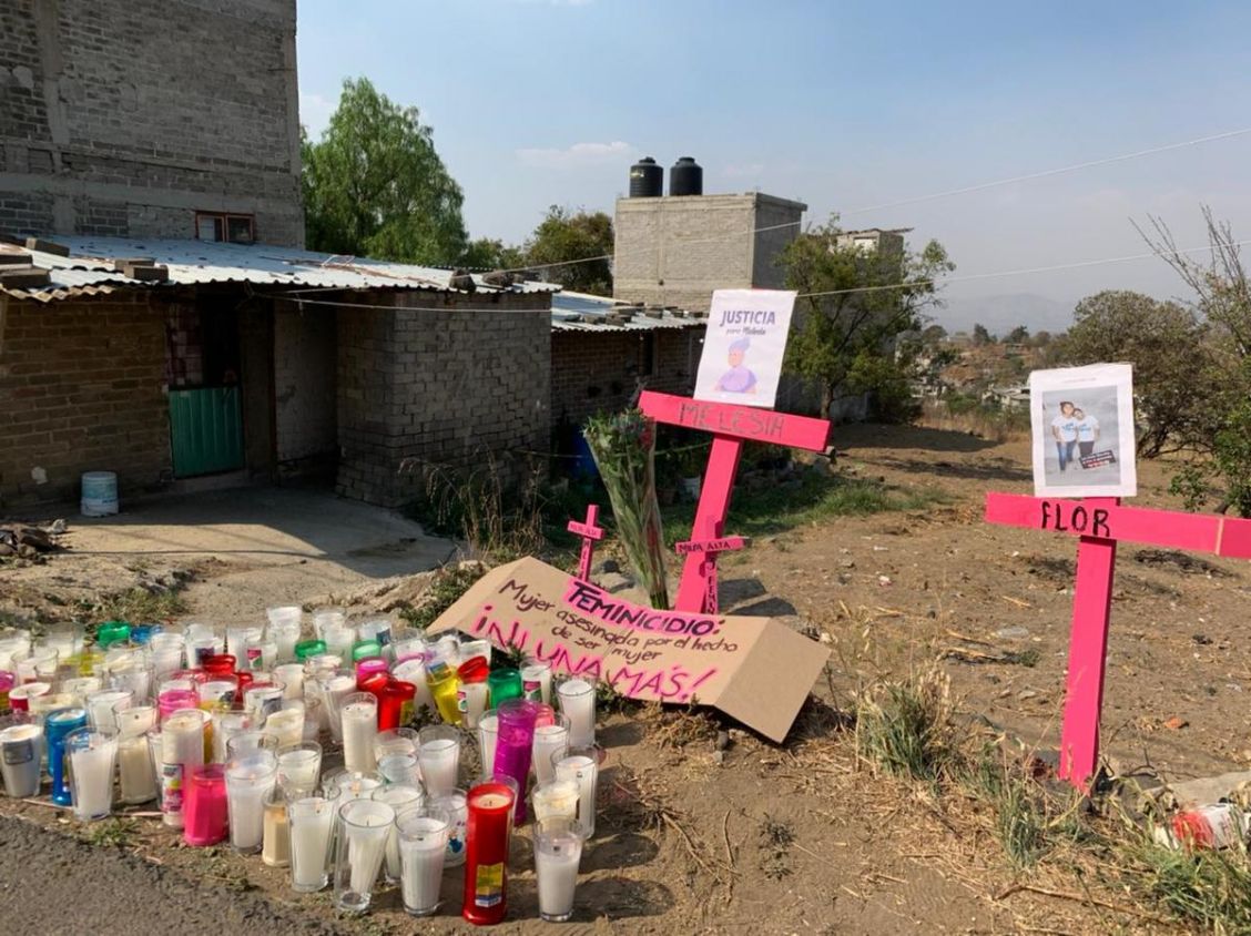 Así fue la marcha de mujeres tras el feminicidio de Melesia, una adulta mayor, en Milpa Alta