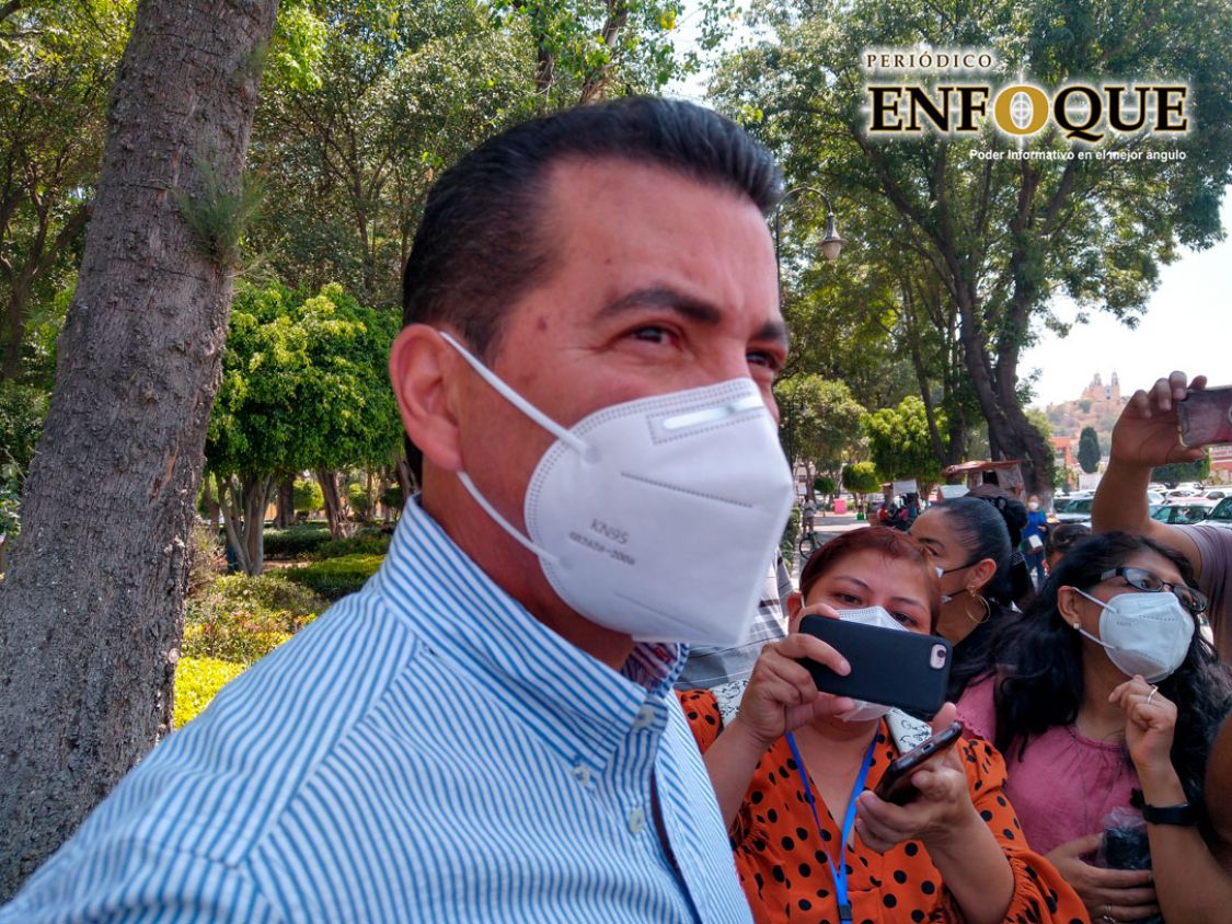 Acepta Arriaga nombramiento de Julio Lorenzini como candidato de Morena a la alcaldía en Cholula