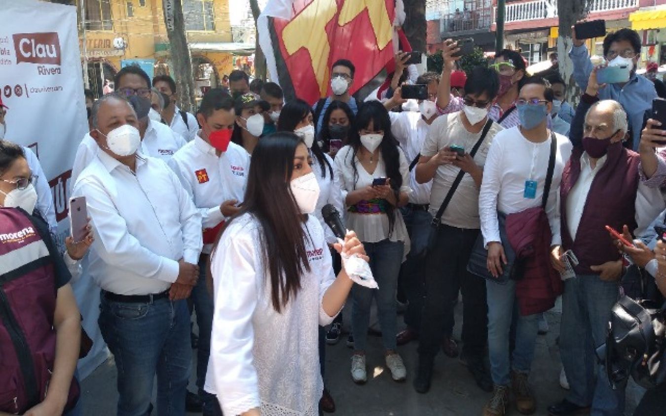 Presentar declaración 3 de 3 es obligación de todos los candidatos, afirma Claudia Rivera