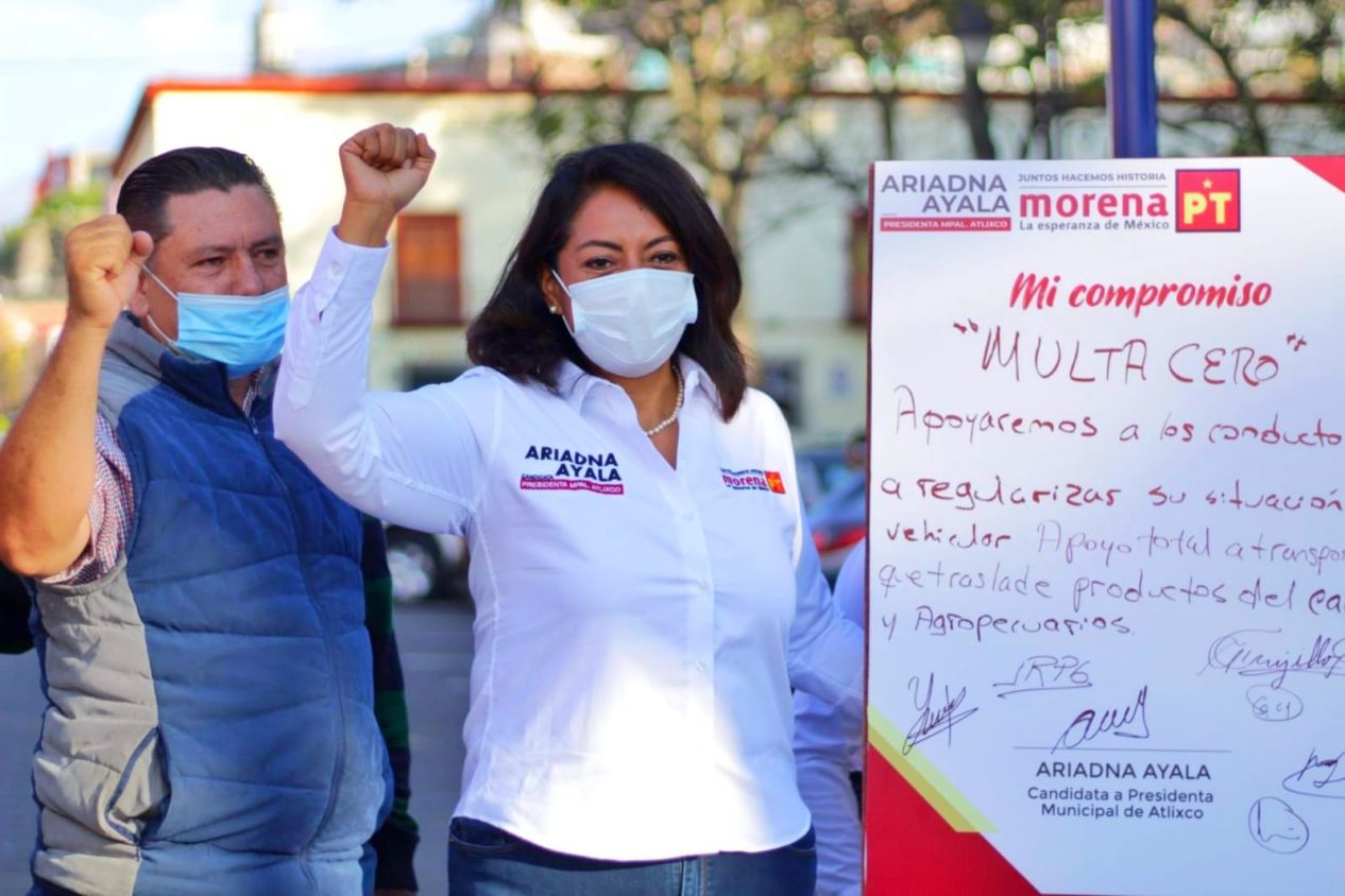 Multa Cero en Atlixco; Ariadna Ayala firma compromiso en apoyo al campo y regularización de particulares 