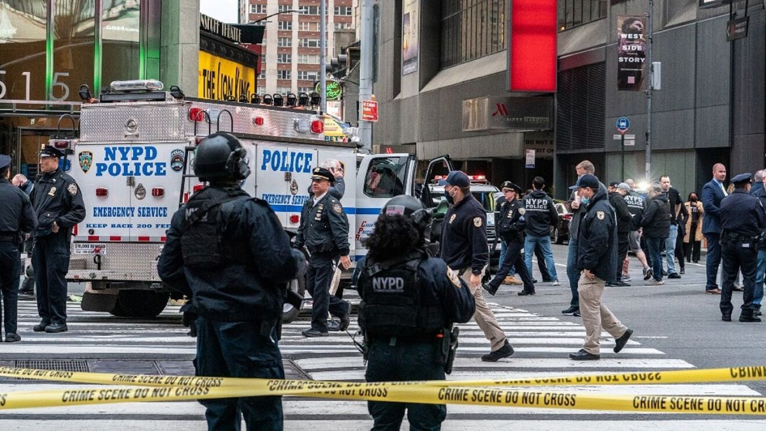 Tiroteo en Times Square deja dos mujeres y un niño heridos