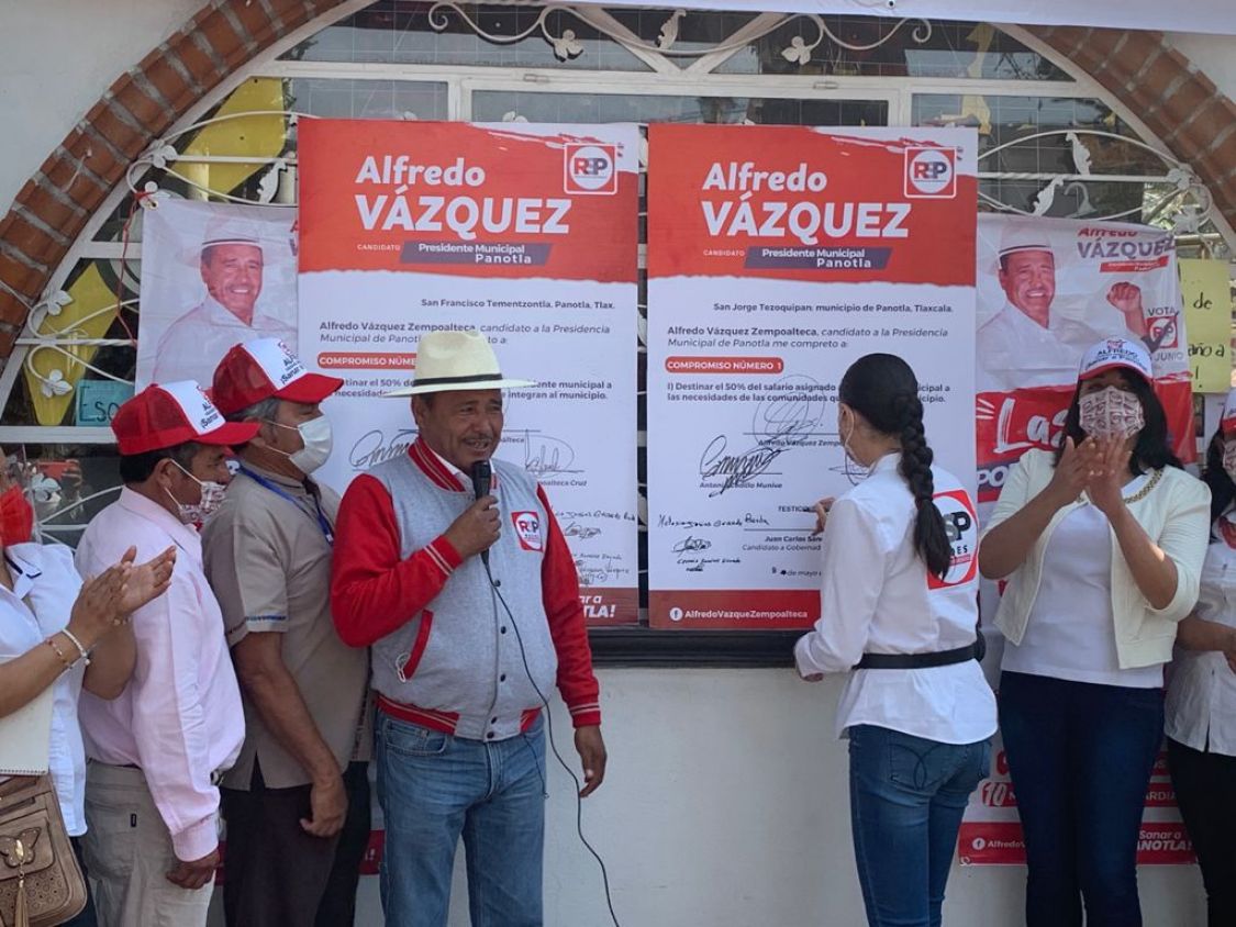 Arranca Alfredo Vázquez campaña, busca gobernar Panotla