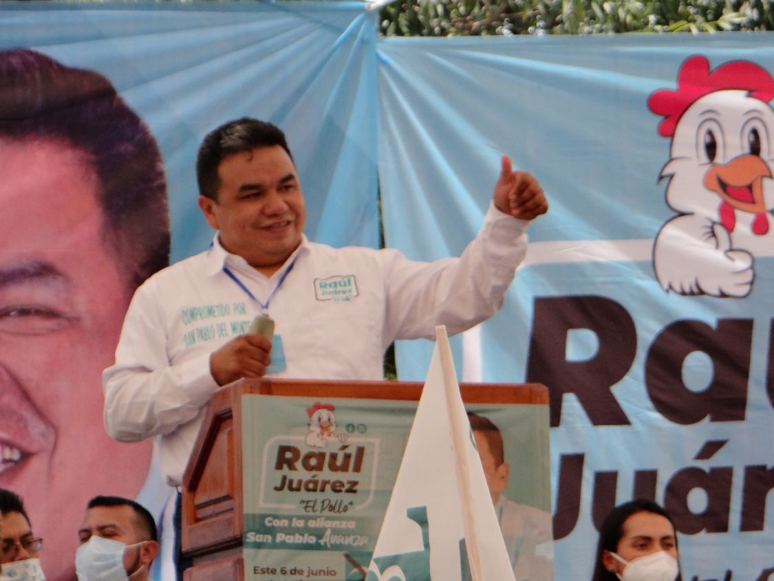 Raúl Juárez oficialmente va por la alcaldía de San Pablo del Monte