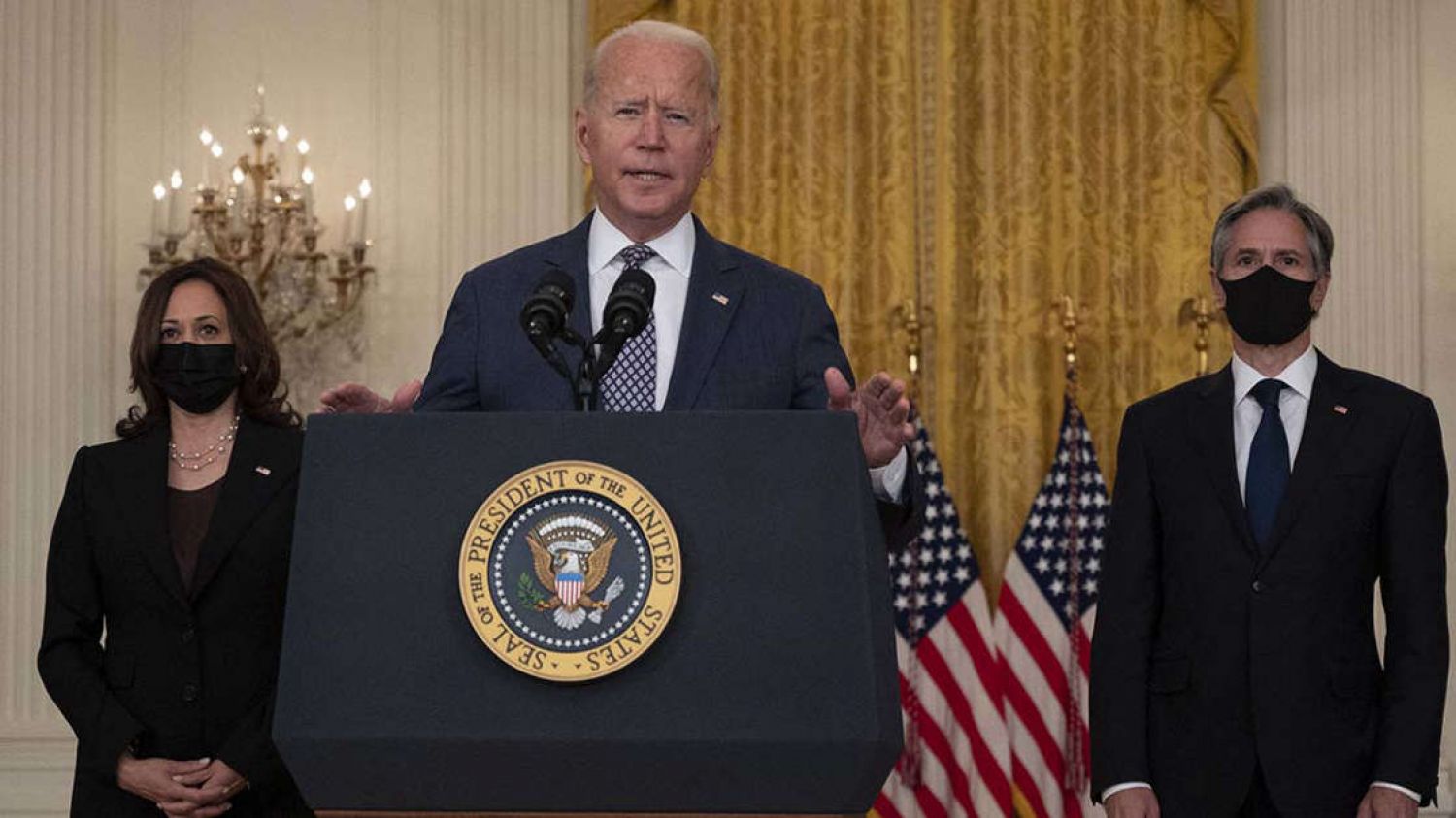 Estados Unidos ha evacuado al menos 13 mil personas de Kabul: Joe Biden