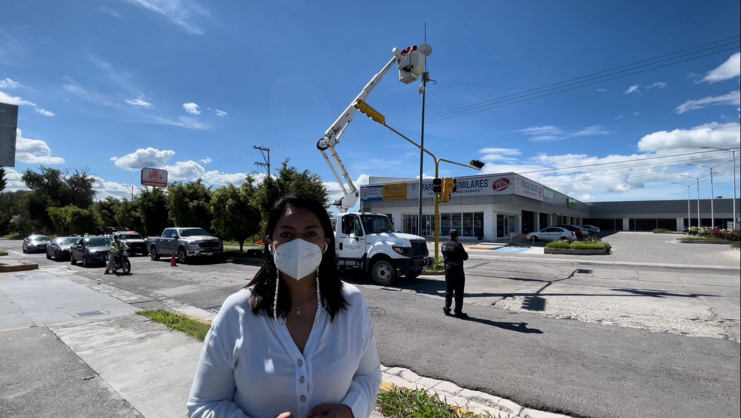 Ariadna Ayala supervisa seguridad e infraestructura en cámaras de vigilancia de Atlixco.