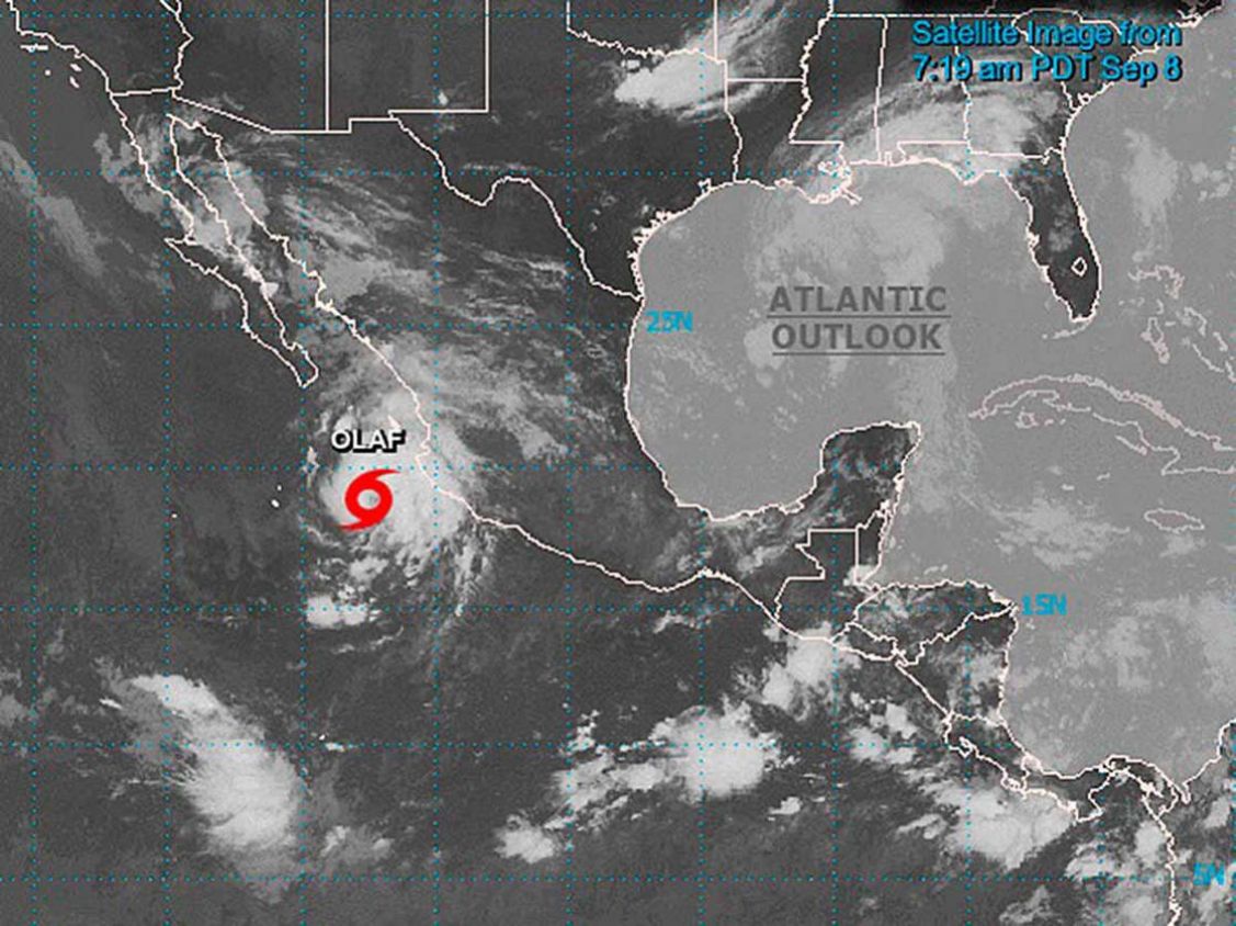 ‘Olaf' amenaza con lluvias e inundaciones a México