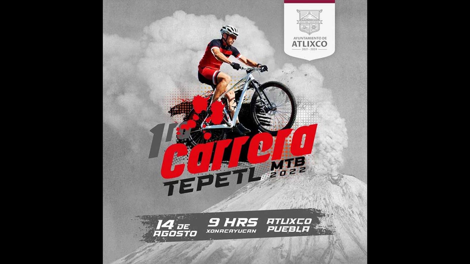 Este 14 de agosto participa en la primera carrera de ciclismo de montaña “Tepetl mtb 2022” en Atlixco