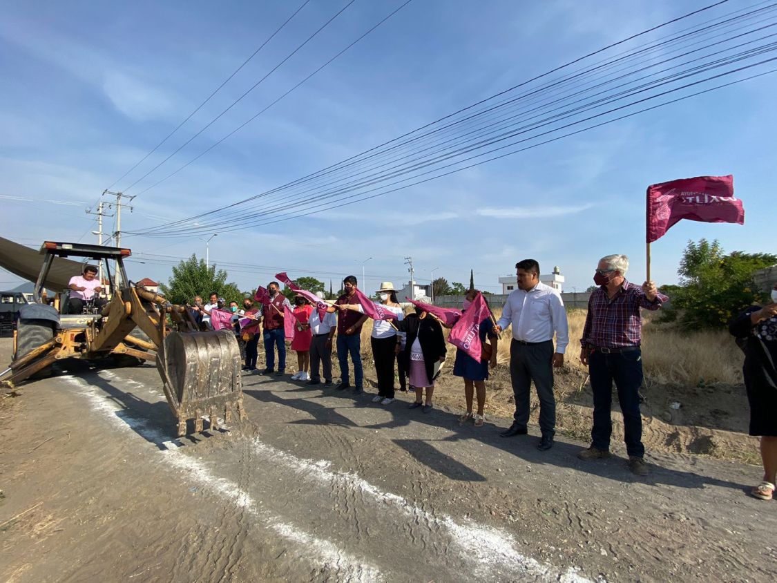 Atlixco da banderazo a ampliación de drenaje sanitario en San Diego Acapulco