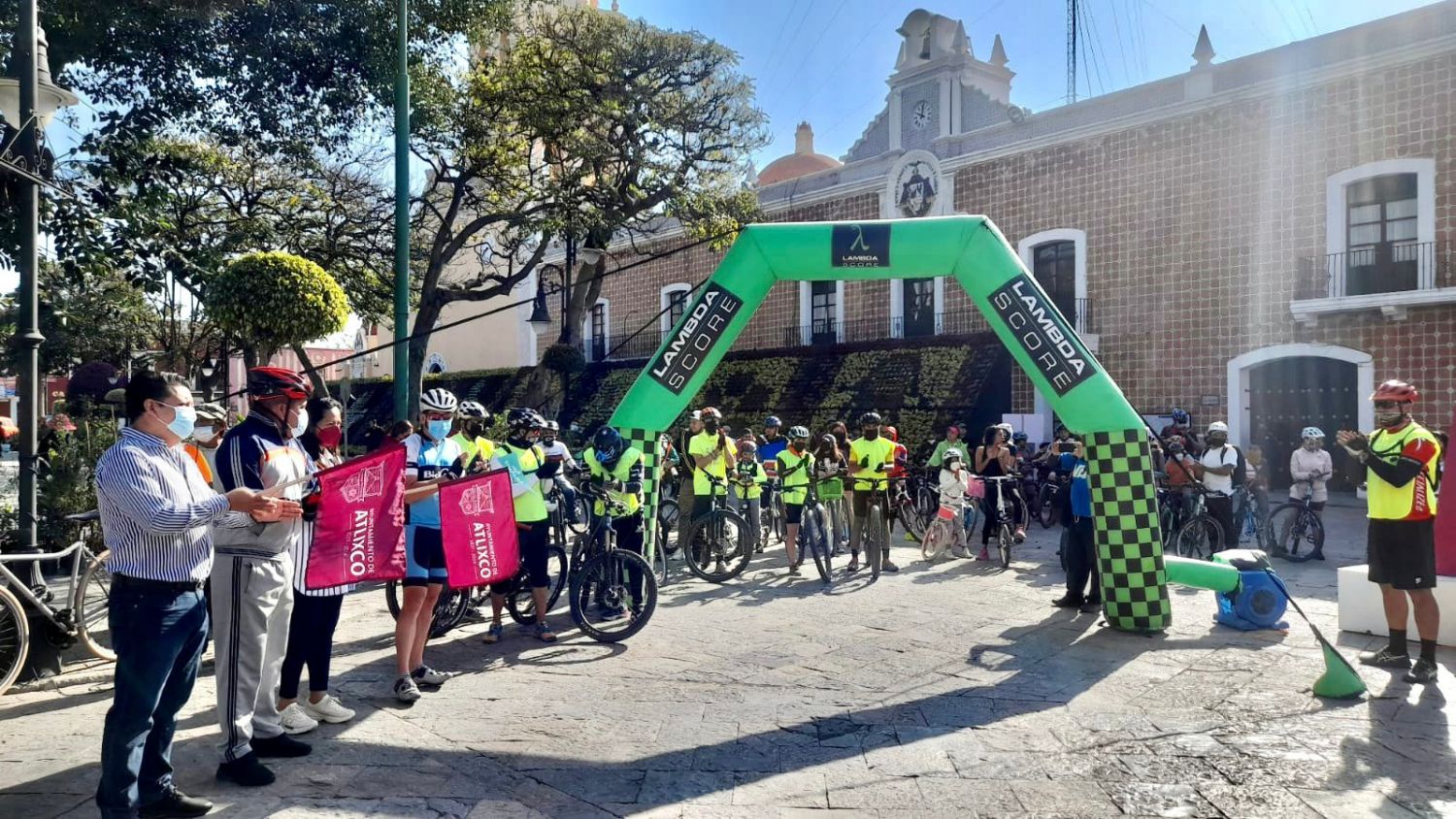 Celebraron Día Mundial del Agua en Atlixco con rodada familiar “A rodar por el agua, por la vida”