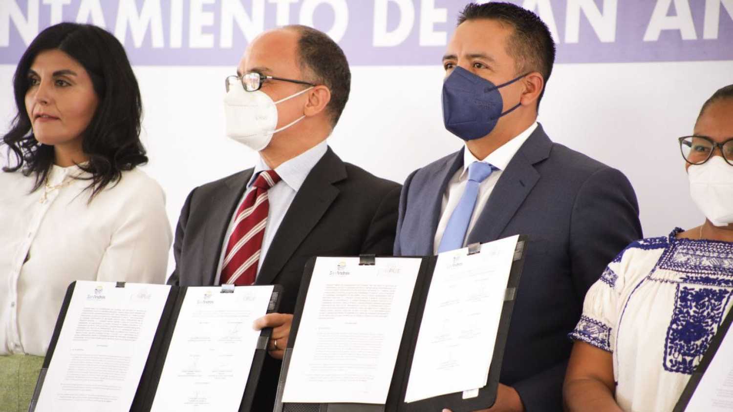 Ayuntamiento de San Andrés Cholula firmó un convenio de colaboración con el ITAPUE 