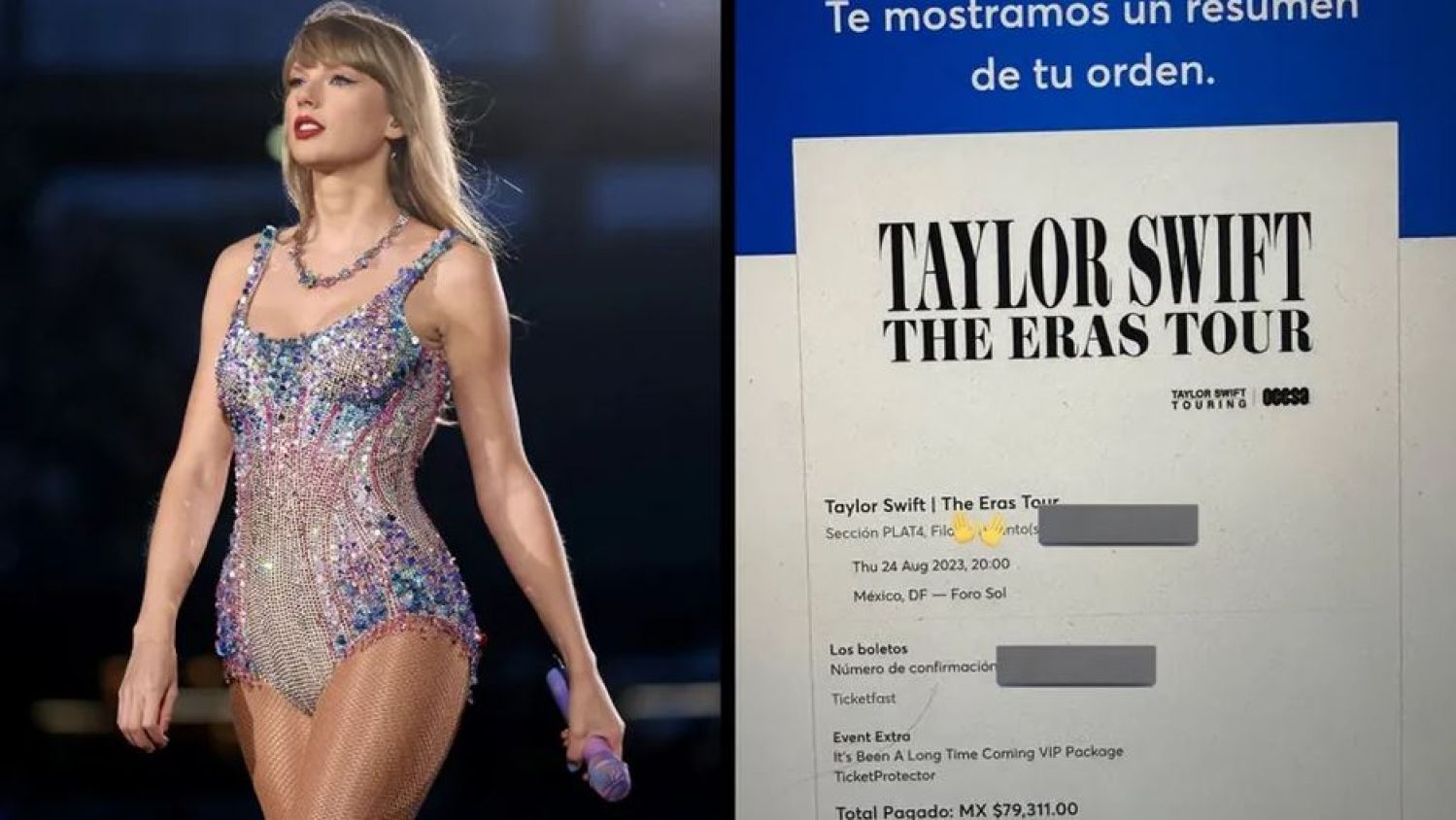 ¿Lo vale? Fan de Taylor Swift paga casi 80 mil pesos por boletos para concierto en México (Vídeo)