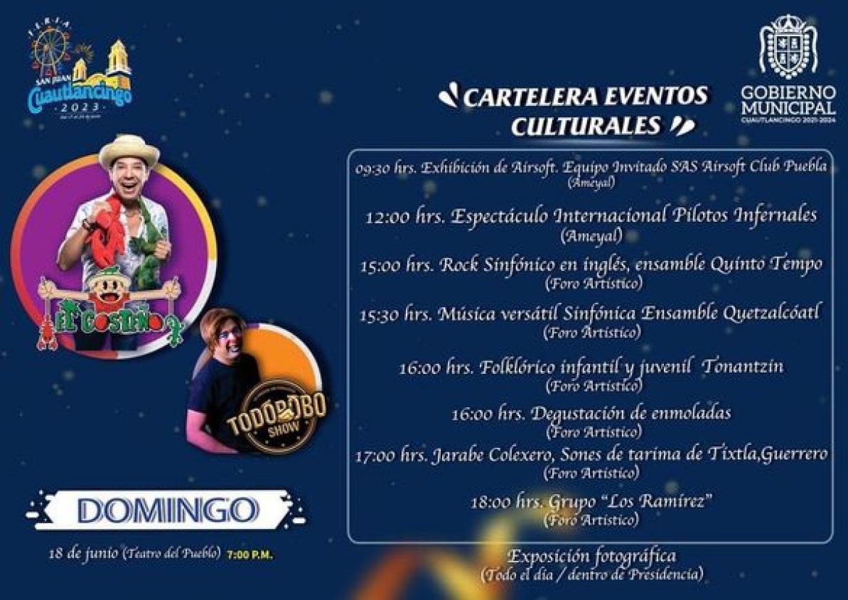 Inicia “Feria Patronal San Juan Cuautlancingo 2023”, 10 días de grandes eventos