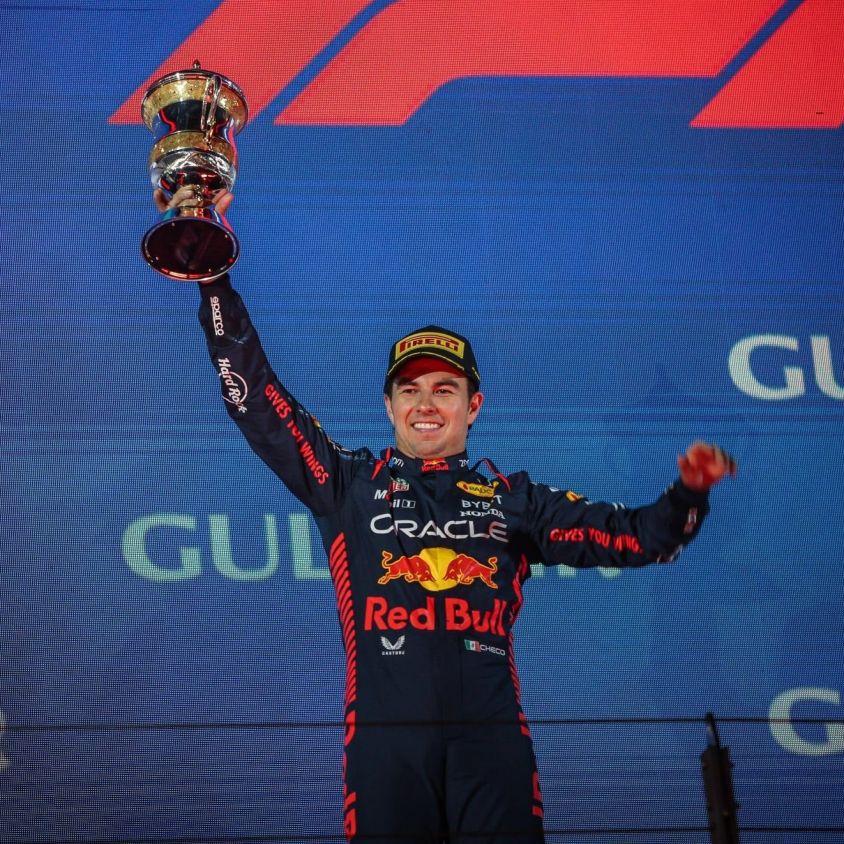 Gran inicio de temporada para Checo Pérez, fue segundo en el Gran Premio de Bahrein 
