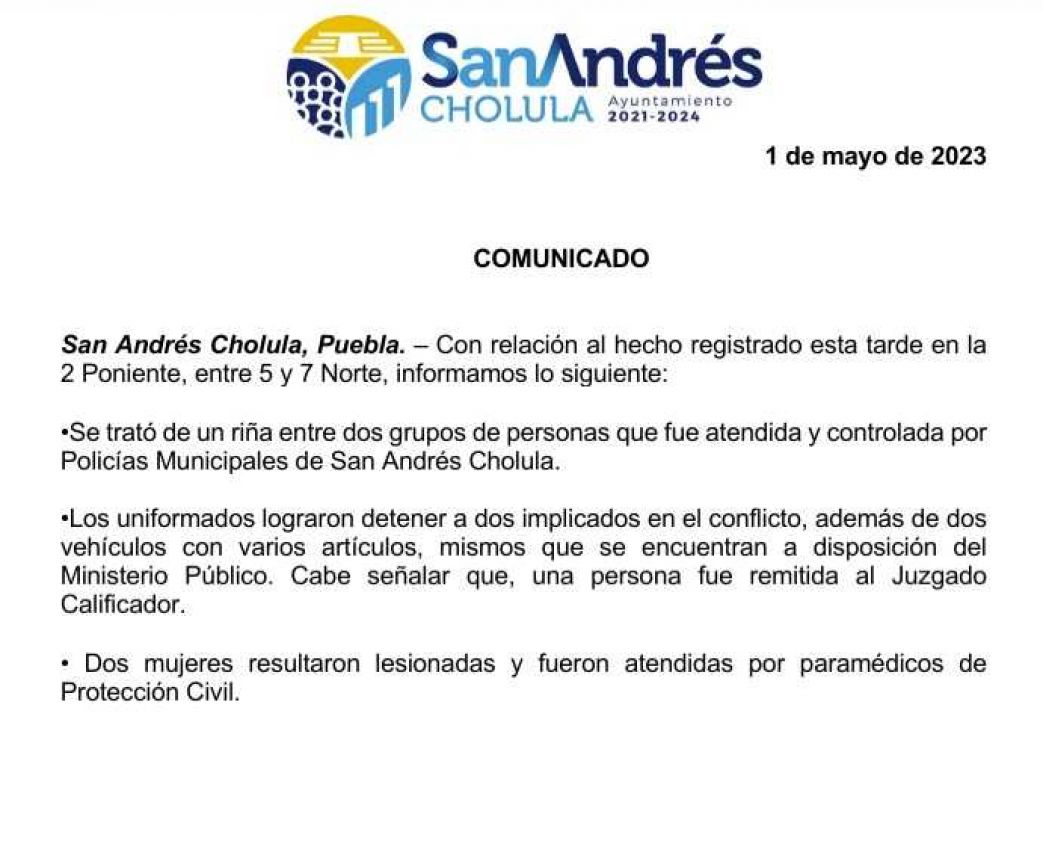 Riña entre dos grupos de personas en SACH es controlado por SSPPC