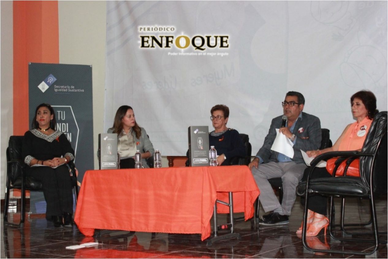 En Tepeaca, la Secretaría de Igualdad Sustantiva realiza el conversatorio “Tu Indiferencia Mata”