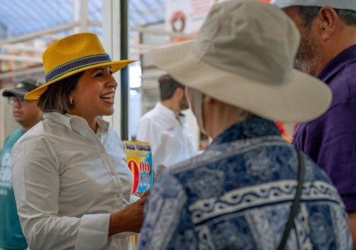 Roxana Luna intensifica su campaña en San Pedro Cholula