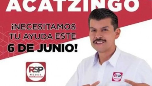 Morena designa nuevo candidato a presidencia municipal de Acatzingo 