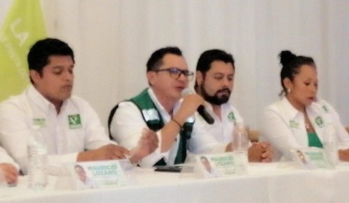 Encabeza Mauricio Lozano presentación de enlaces y planilla de regidores del Partido Verde en San Pedro Cholula