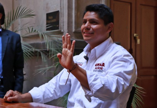 Omar Muñoz de “Juntos Seguiremos Haciendo Historia” presenta propuestas para Cuautlancingo