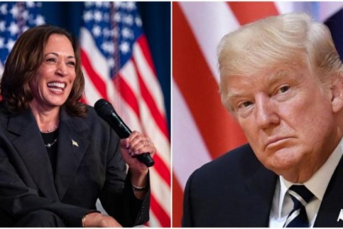 Trump agrega controversia con comentario obsceno sobre Kamala Harris