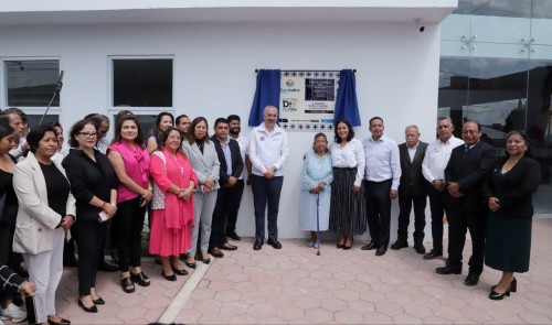 Entrega Mundo Tlatehui rehabilitación del nuevo edificio del Sistema Municipal DIF