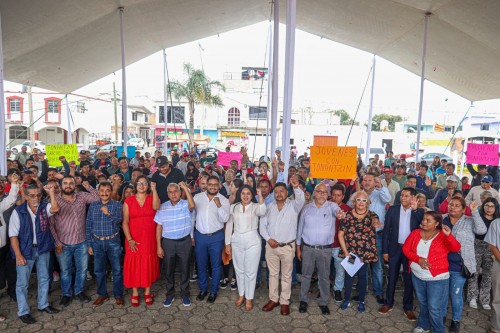 Continúa Tonantzin Fernández escuchando a las y los cholultecas a través del programa El Pueblo Manda