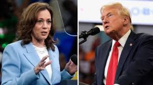 Trump propone 3 debates contra Harris en septiembre 