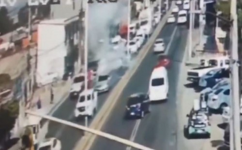 Explosión en la México-Pachuca: pirotecnia de peregrinos deja 2 lesionados