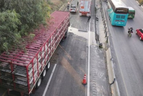 Tráiler Accidentado en Ecatepec causa caos vial: Rutas alternas sugeridas