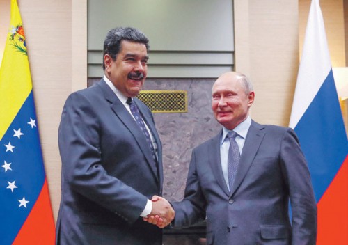 Vladimir Putin felicita por su reelección a Nicolás Maduro 