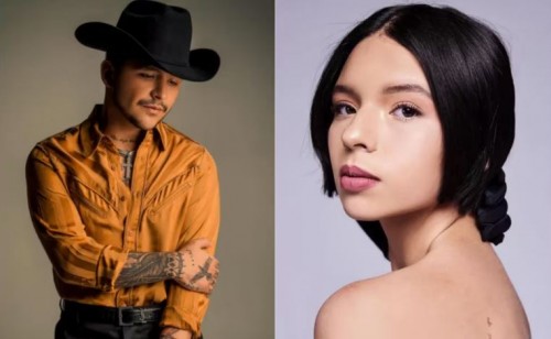 Christian Nodal y Ángela Aguilar