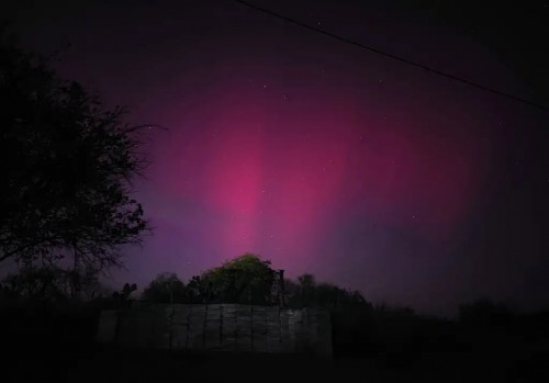 Tormenta solar causa auroras boreales