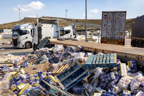 Israelís destruyen comida destinada para la comunidad de Gaza