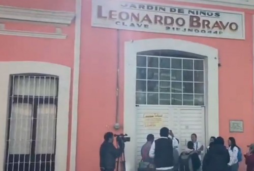 Presunto caso de abuso en kínder Leonardo Bravo moviliza a policías en Puebla