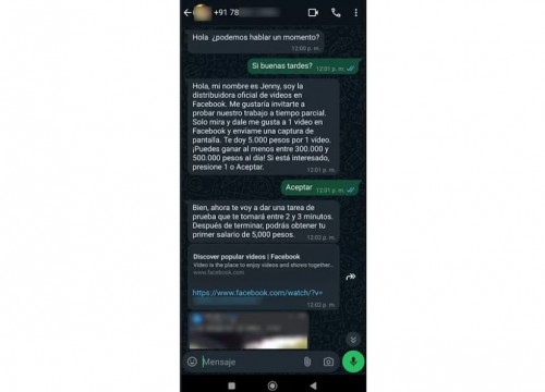 "Estafas en WhatsApp: Cómo identificar falsas ofertas de empleo con IA"