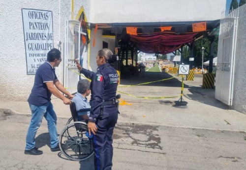 Despliegue de Seguridad en San Pedro Cholula por Día de Muertos