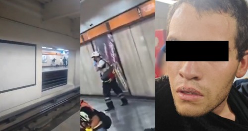 Hombre que atacó a 4 personas en el Metro Tacubaya estaba intoxicado con trastorno mental 