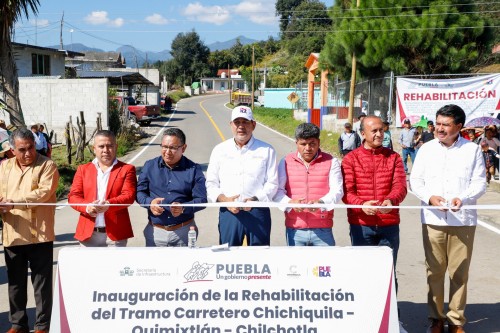 Gobernador Sergio Salomón impulsa obras en Puebla: carreteras y educación