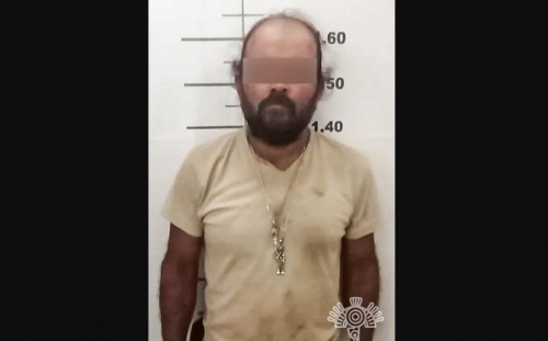 Detienen a José N. con 25 envoltorios de cocaína y una motocicleta en Puebla