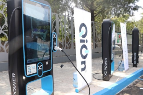 Instalan nuevos cargadores para vehículos eléctricos en Puebla